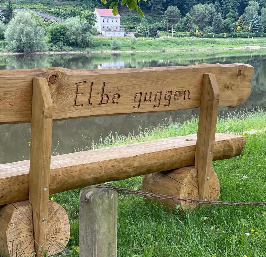 Elbpension & Ferienwohnung Saechsische Schweiz Pirna Exterior foto